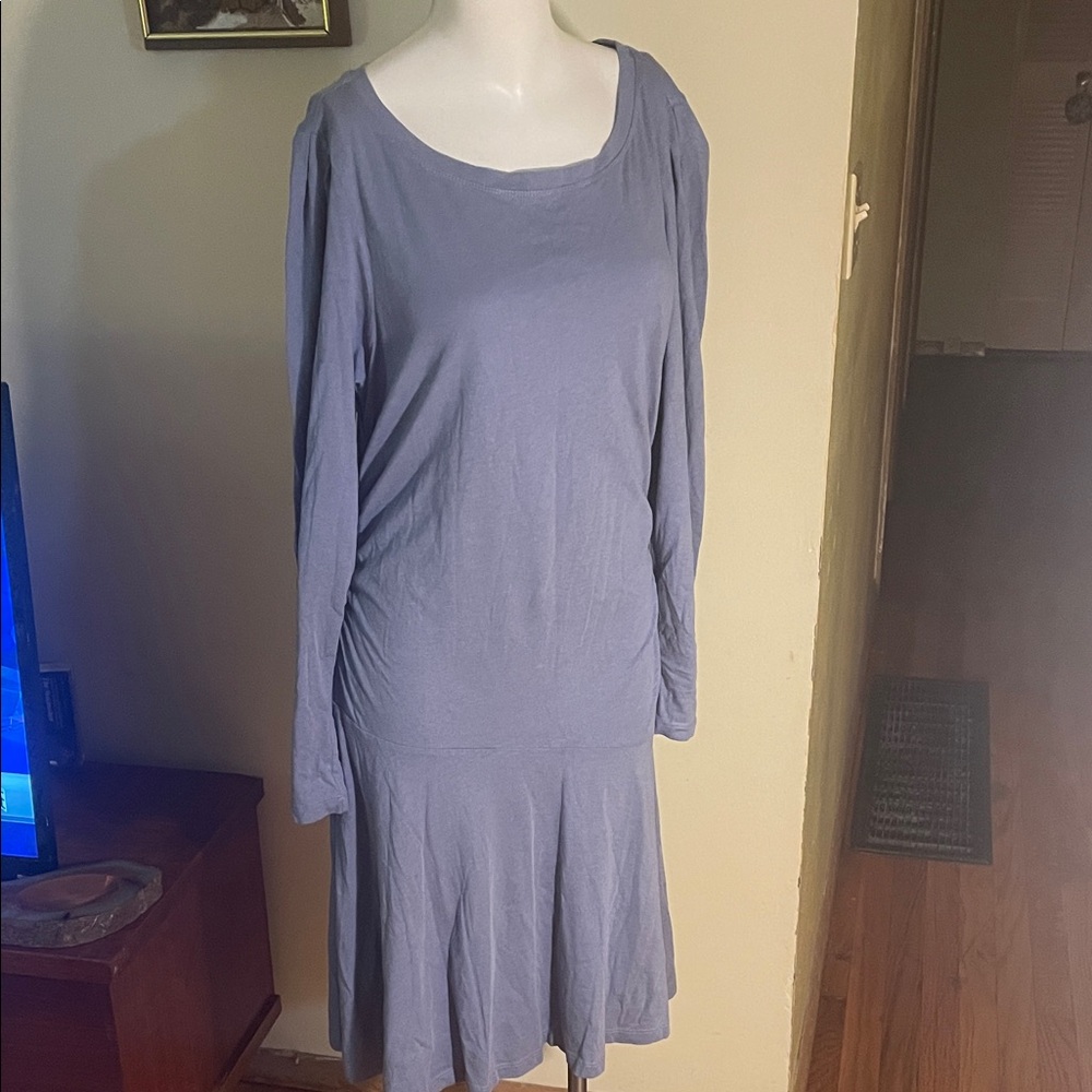 NWT Daily Practice Blue Long Sleeve Dress